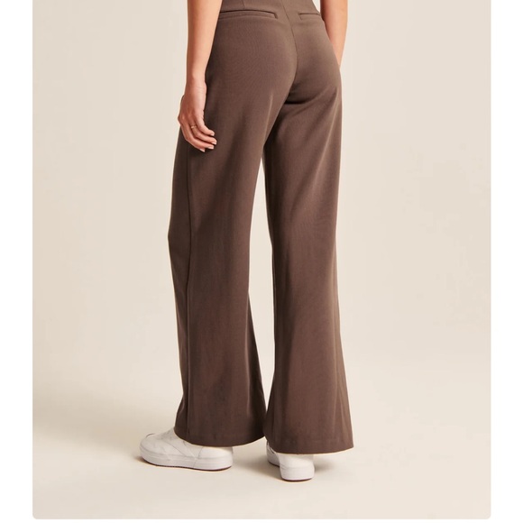 Daisy Grace high waisted mocha brown wide leg pants - Picture 2 of 3